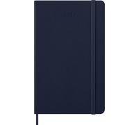 Moleskine Daily Planner 2027, Hard Cover 12 Month Diary with Elastic Closure, La