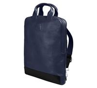 Moleskine Device Bag Collection Classic Leather, Sac Porte PC Vertical en Cuir, Sac à Dos Porte PC pour Laptop, Notebook, iPad, Ordinateur jusqu'à 15'', Dimensions 30 x 8,5 x 40 cm,Couleur Bleu Saphir