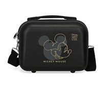 Moleskine Disney Mickey Outline Trousse de toilette adaptable avec bandoulière Noir 29 x 21 x 15 cm Rigide ABS 9,14 L 0,6 kg, Noir, Trousse adaptable avec bandoulière