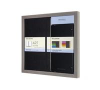 Moleskine – Ensemble de dessin – Cahier 13 x 21 cm à pages blanches + 12 crayons aquarelle