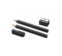 Moleskine Ensemble de crayons noirs 2 crayons / 1 capuchon / 1 taille-crayon