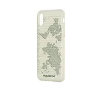 Moleskine - Étui Rigide Voyage pour iPhone X/XS - Étui Rigide pour Smartphone - Avec Journal XS Volant pour les Notes - Thème Carte du Monde