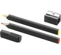 Moleskine Highlighter Pencil Set: With Cap and Sharpener