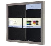 MOLESKINE Kit croquis aquarelle, carnet L/A5 + 12 crayons