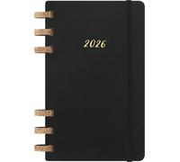 Moleskine Agenda Life Planner 2026 - Hebdo & Mensuel, Spirale, Couverture souple, Noir 13x21 cm