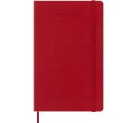 MOLESKINE Livre Calendrier 2025/2026 18 mois L/A5 rouge clair