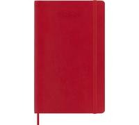 MOLESKINE Livre Calendrier 2025/2026 18 mois L/A5 rouge clair