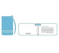 Moleskine Luggage Light Travel Tag, Cerulean Blue, One size by Moleskine NEUF