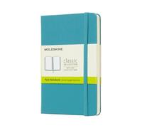Moleskine Notebook Plain Neutro Pocket Reef Blu Hard