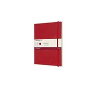 Moleskine Paper Tablet Notebook Digital Smart Notebook Paper Tablet (with lined pages and hardcover, lined, extra-large 19 x 25 cm) red