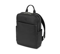 Moleskine - Sac à Dos Classique Pro en Cuir, Sac à Dos de Bureau Professionnel pour Homme, Sac à Dos pour Ordinateur Portable, iPad, Tablette jusqu'à 15'', Taille 43 x 33 x 14 cm, Noir