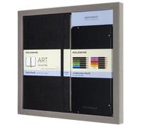MOLESKINE Set de croquis aquarelle Carnet de croquis L/A5 + 12 crayons