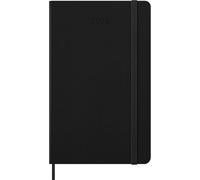 Moleskine Smart Planner 2026, Agenda Numérique Hebdomadaire 12 Mois, Fermeture Élastique, Couleur Noire, Format Large 13x21 cm