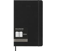Moleskine Vertical Weekly Pro Agenda 12 Months 2024, Agenda 2024, Size Large 13x