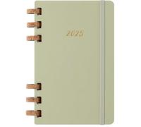 Agenda civil spiralé Moleskine semainier grand format couverture rigide 2025 kiwi G