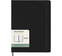 Moleskine Weekly Planner, 2026 Weekly Agenda 12 Months With Space For Notes, Wit