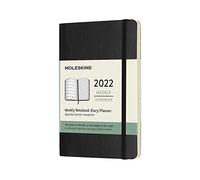 Moleskine 12 Monate Wochen Notizkalender 2022, Pocket/A6, 1 Wo