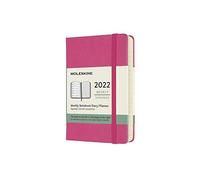 Moleskine Weekly Pocket Diary Pink 2022 Book NEUF