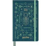 Moleskine Agenda hebdomadaire Alhomora Harry Potter 18 mois Couverture rigide phosphorescente