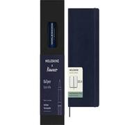 Moleskine x Kaweco Stylo à Bille Rechargeable en Plastique ABS pour Écrivains, Preneurs de Notes, Recharge 1,0 mm avec Encre Bleue Incluse Bleu Weekly Planner 2023-2024, Agenda 18 Mois