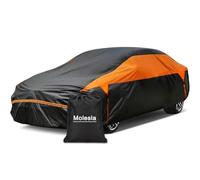 Molesla Bâche Voiture SUV Extérieur Étanche, Housse de Protection Voiture Extérieur Étanche, Anti UV, Bâche pour 4x4 Audi Q7 Q8, BMW X5, Benz GLE, Porsche Cayenne, Land Rover Discovery, Volvo XC90