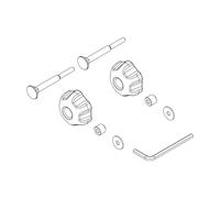 Molette de fixation pour bras de maintient Thule Compact Noir