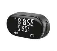 Molette de mesure électronique avec rouleau, mesure de distance jusqu'à 99,9 m, précision ± 0,5 %, charge de type C, batterie 200 mAh, 180 jours en veille, PVC, chantier et jardin