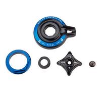 Molette de réglage compression de fourche Rockshox Dna Sid/Rvl 2012 Wc Et Rct3 Noir