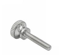 Molette en acier inoxydable 304, pas haut M2 M3 M4 M5 M6 M8 M10 M12 GB834 DIN464, vis à pouce serrage manuel, boulons de réglage grande tête(70mm,M8 (2pcs))