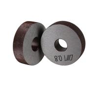 Molette, lot de 2 molettes linéaires droites simples 8 mm x 28 mm, pas de 0,8 mm