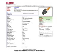 Molex Boîtier femelle pour câble Nbr total de pôles 4 451320410 1 pc(s) Bulk