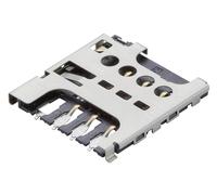 Molex Slot pour carte SIM Nbr total de pôles 6 Pas: 2.54 mm 787270001 1200 pc(s) Tape on Full reel