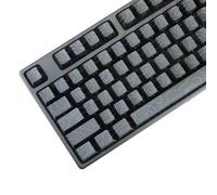 MOLGRIA Contour Line Lot de 98 touches personnalisées en PBT Cherry Profile Double Shot avec impression face sud pour clavier de jeu mécanique ANSI (noir)