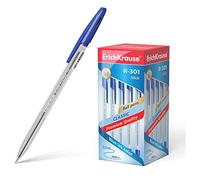 Molho Leone EK43184 ErichKrause R-301 Classic Stick 1.0 Lot de 50 stylos à bille Bleu