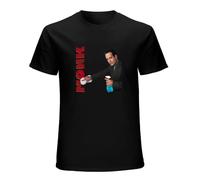 MOLI GRILL Monk American Comedy Drama TV Detective Adrian Monk T-Shirt Graphic Printed Mens Black Mens Unisex Tee S