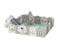 MoLi Parc Bebe Centre d'Activités Pour Pourrissons et Tout-petits, Parcs de Différentes Tailles, Parc Enfant Pliable, Grand Park Intérieur et Extérieur (Y 16+2 Combo)