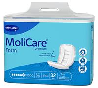Molicare Forme de qualité supérieure 6 gouttes, pour incontinence moyenne : sécurité maximale, protection supplémentaire contre les fuites et discrétion pour les femmes et les hommes, à utiliser avec