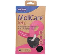 MoliCare® Lady Sous-vêtement absorbant + 5 protège-slips L Protections pour incontinence 1 pc(s)