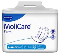 Molicare Lot de 4 boîtes de 32 gouttes pour incontinence moyenne - Haute sécurité - Protection anti-fuite et discrétion - Pour homme et femme