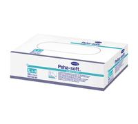 Molicare Peha-soft powder-free - Gants d'Examen en Latex Non Poudrés - Conformes Aux Normes Européennes - Bon Enfilage - Taille L - Boîte de 100 gants