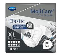MoliCare Premium Elastic Lot de 14 slips jetables unisexes : utilisation discrète pour les femmes et les hommes souffrant d'incontinence 10 gouttes, taille XL