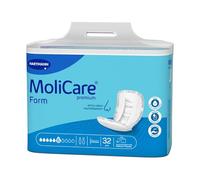 MOLICARE® PREMIUM - Form Extra Plus - Protections Anatomiques Absorbantes pour Hommes et Femmes - Niveau d'Absorption = 6 gouttes (Fuites Urinaires Modérées) - Matière Douce - 30 Unités