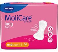 MoliCare Premium Lady Pad Lot de 14 serviettes hygiéniques 4 gouttes