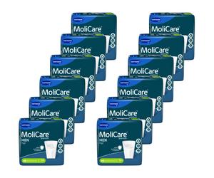 MoliCare Premium MEN PAD 2 gouttes - Protections anatomiques pour hommes - 12x14 pièces - Coquilles