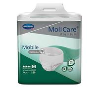 MoliCare Premium Mobile Culotte jetable : Utilisation discrète pour l'incontinence pour femmes et hommes ; 5 gouttes, taille M (80-120 cm de tour de taille), 14 pièces