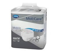 MOLICARE® PREMIUM - Mobile - Slips Absorbants pour Hommes et Femmes - Niveau d'Absorption = 10 gouttes (Fuites Urinaires Importantes) - pH Neutre à la Peau - Taille M - 14 Unités