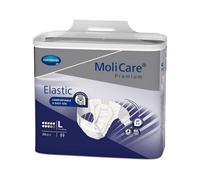 Molicare Premium Slip Elastic 9 gouttes Large - 6 paquets de 24 protections
