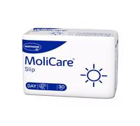 MoliCare® Slip Day Lot de 30 couches pour adultes souffrant d'incontinence urinaire et fécale modérée à sévère pendant la journée, fiables, confortables et discrètes, taille L (tour de hanche de 120 à