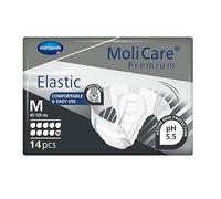 MoliCare Slip élastique de qualité supérieure : pour les incontinences les plus sévères pour les femmes et les hommes ; 10 gouttes, taille M (tour de hanche 85-120 cm), 4 x 14 pièces