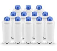 Molifal Filtre à eau de rechange pour machines à café Delonghi DLSC002, compatible avec Delonghi Dinamica, Magnifica S, Eletta Explorer, ETAM Autentica EPAM et ECAM Series (12)